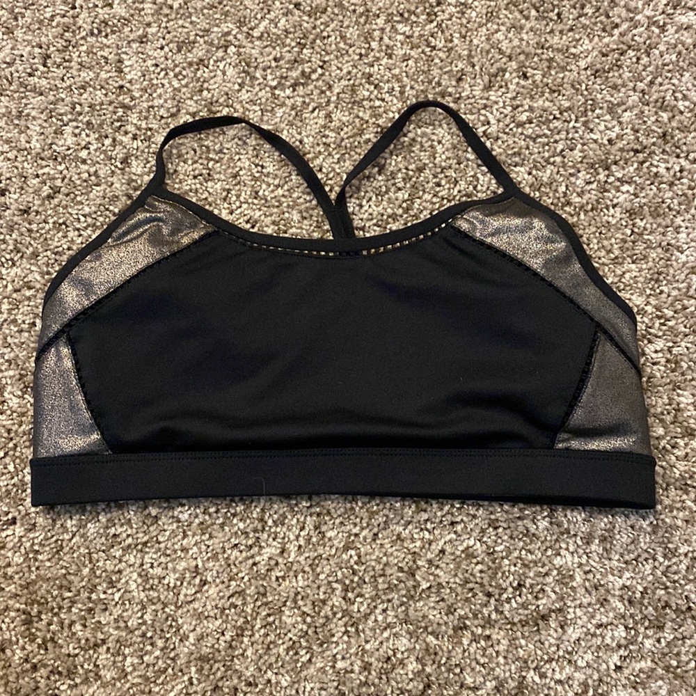 C9 sports bra with metallic accents